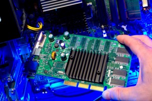 Gold covered computer parts