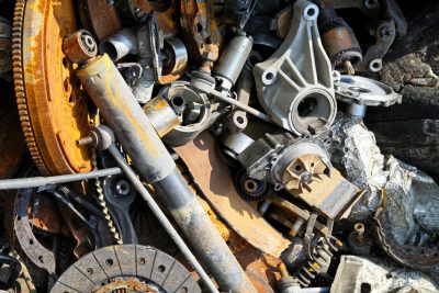 what does a scrap yard do with metal